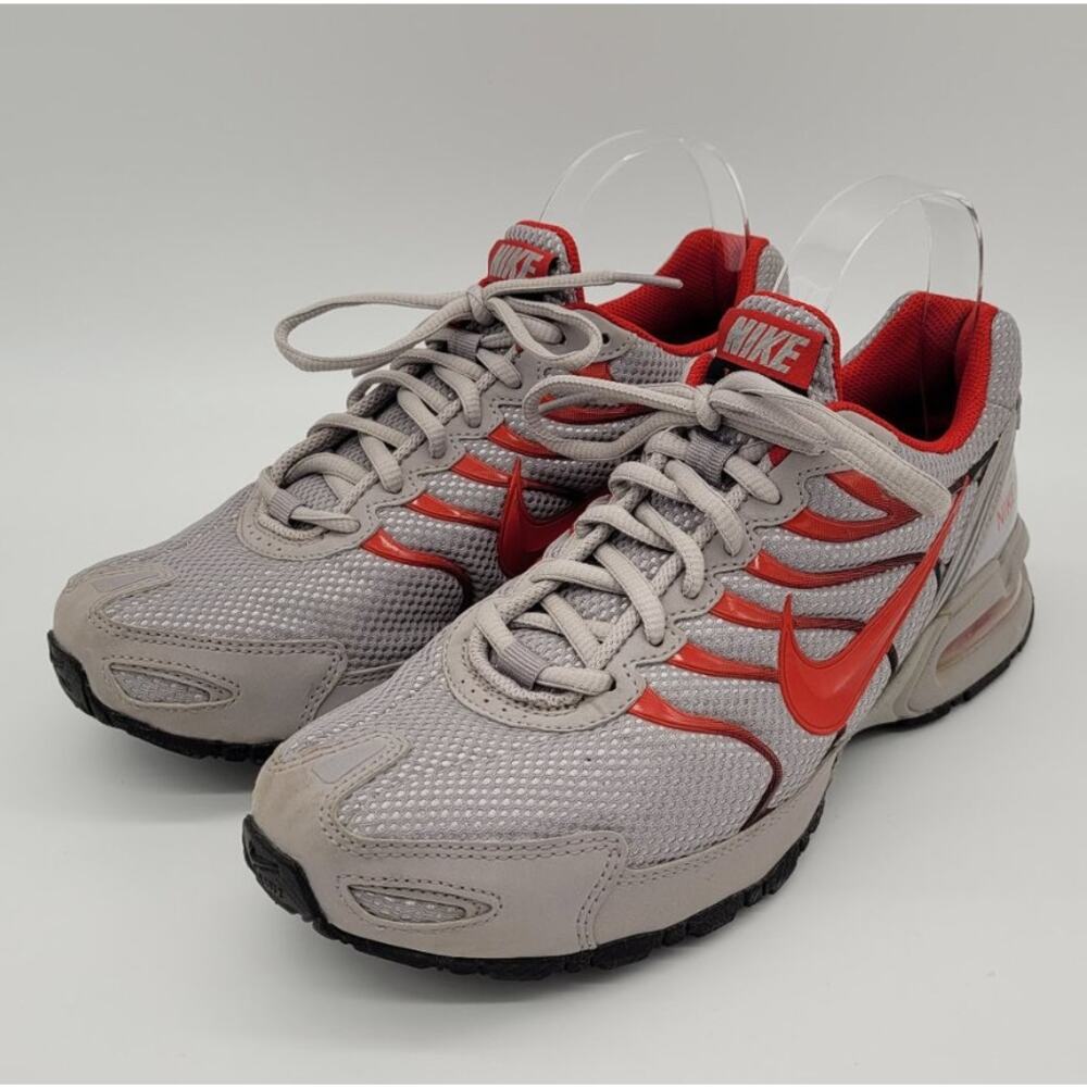 NIKE Air Max Torch 4 Atmosphere Grey University Red Running Shoes - Men's Size 8 - Picture 8 of 8